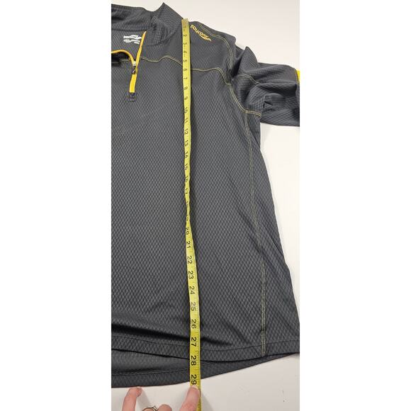Saucony sz XL mens semi Sheer golf popover 1/4 zip upf protect lightweight polo - Picture 5 of 5
